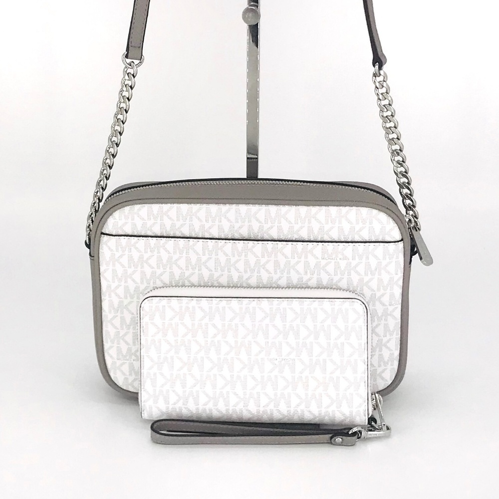 2PCS Micheal Kors London Crossbody Wallet Set - Picture 4 of 8